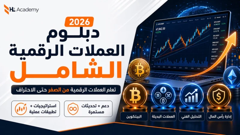 دبلوم العملات الرقمية الشامل – تعلم تداول العملات الرقمية من الصفر